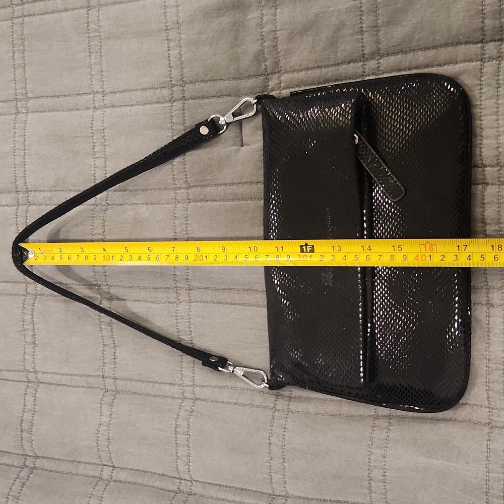 Salvatore Ferragamo Shimmering Black Shoulder Bag - Picture 10 of 10